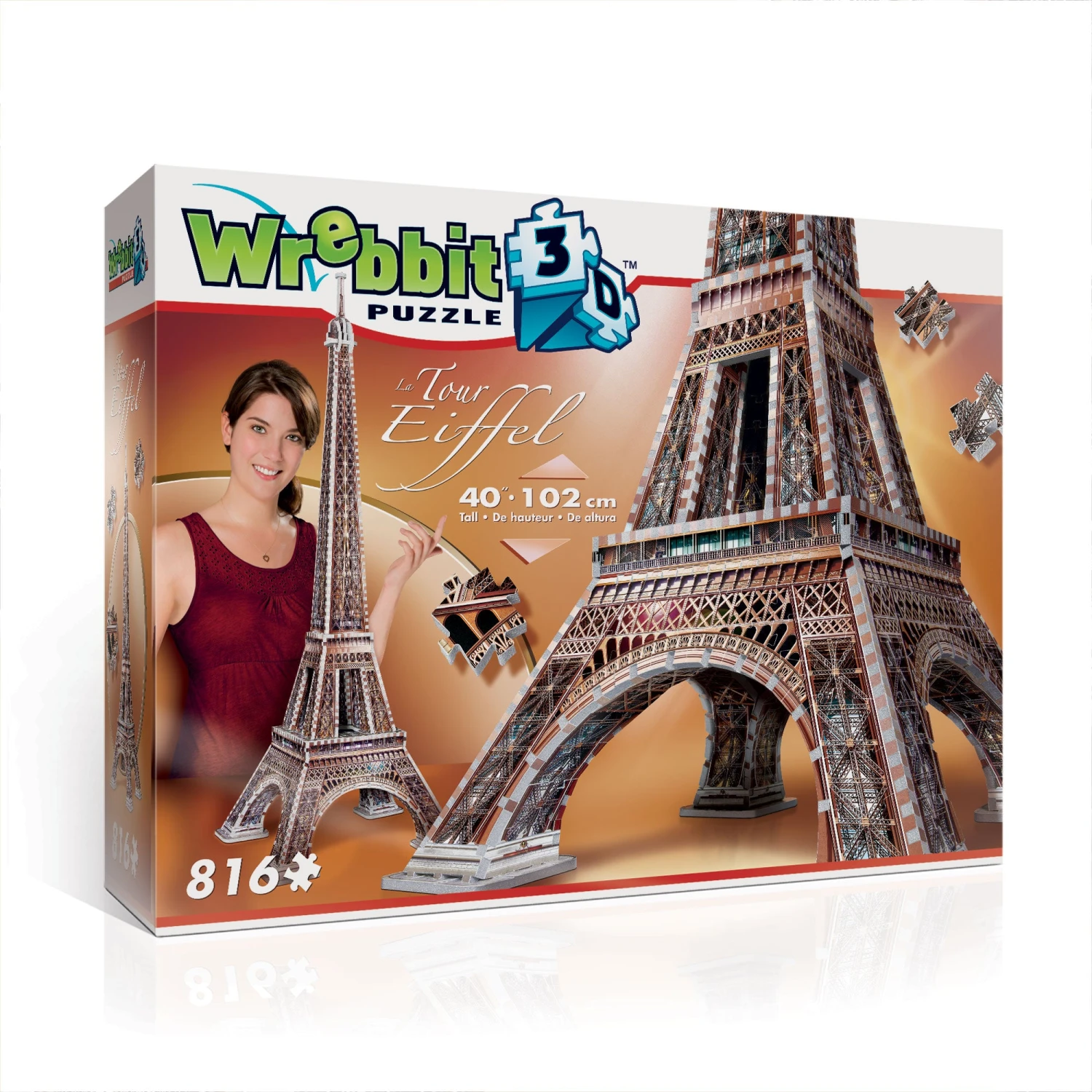 3D The Eiffel Tower 816pc Puzzle 4 3D The Eiffel Tower 816pc Puzzle - Image 2