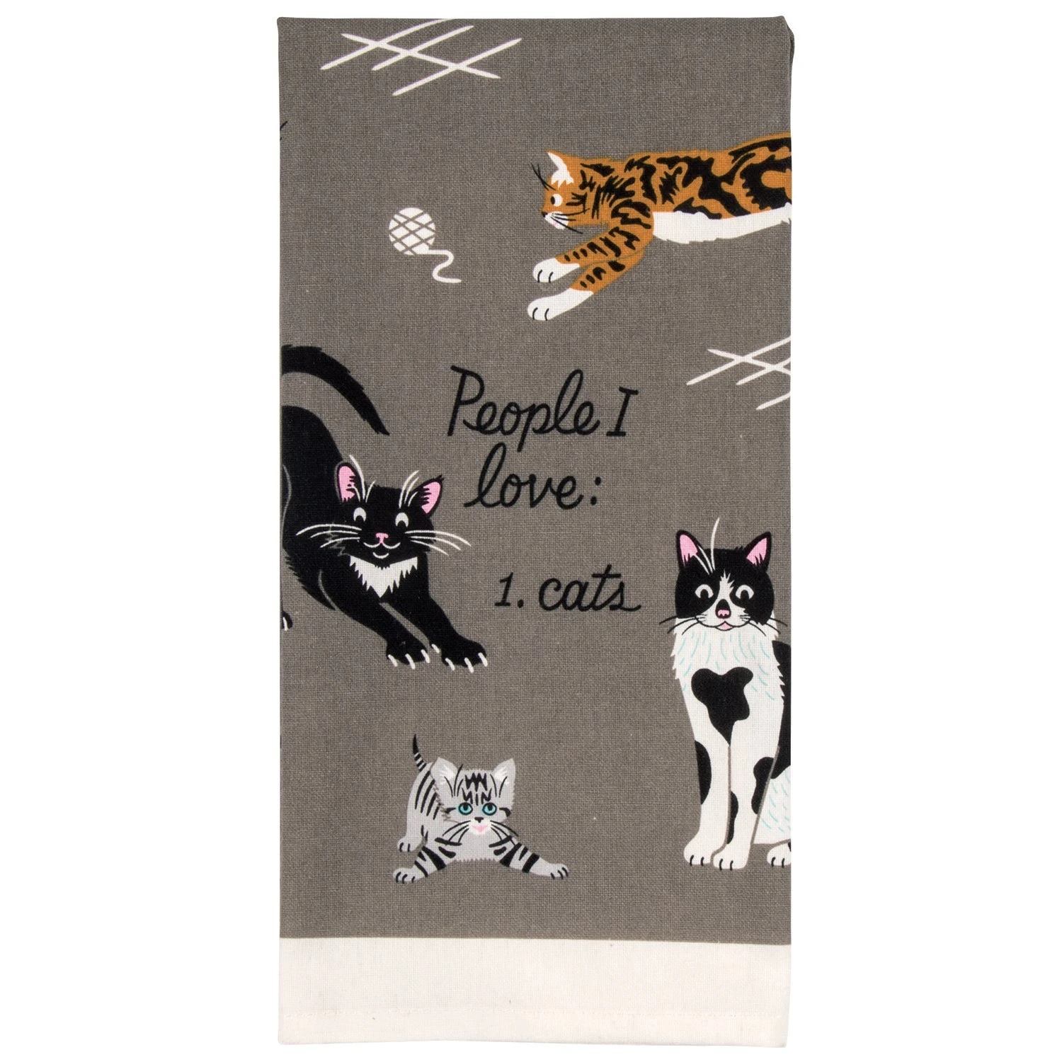 Dish Towel - People I Love: Cats 3 Dish Towel - People I Love: Cats