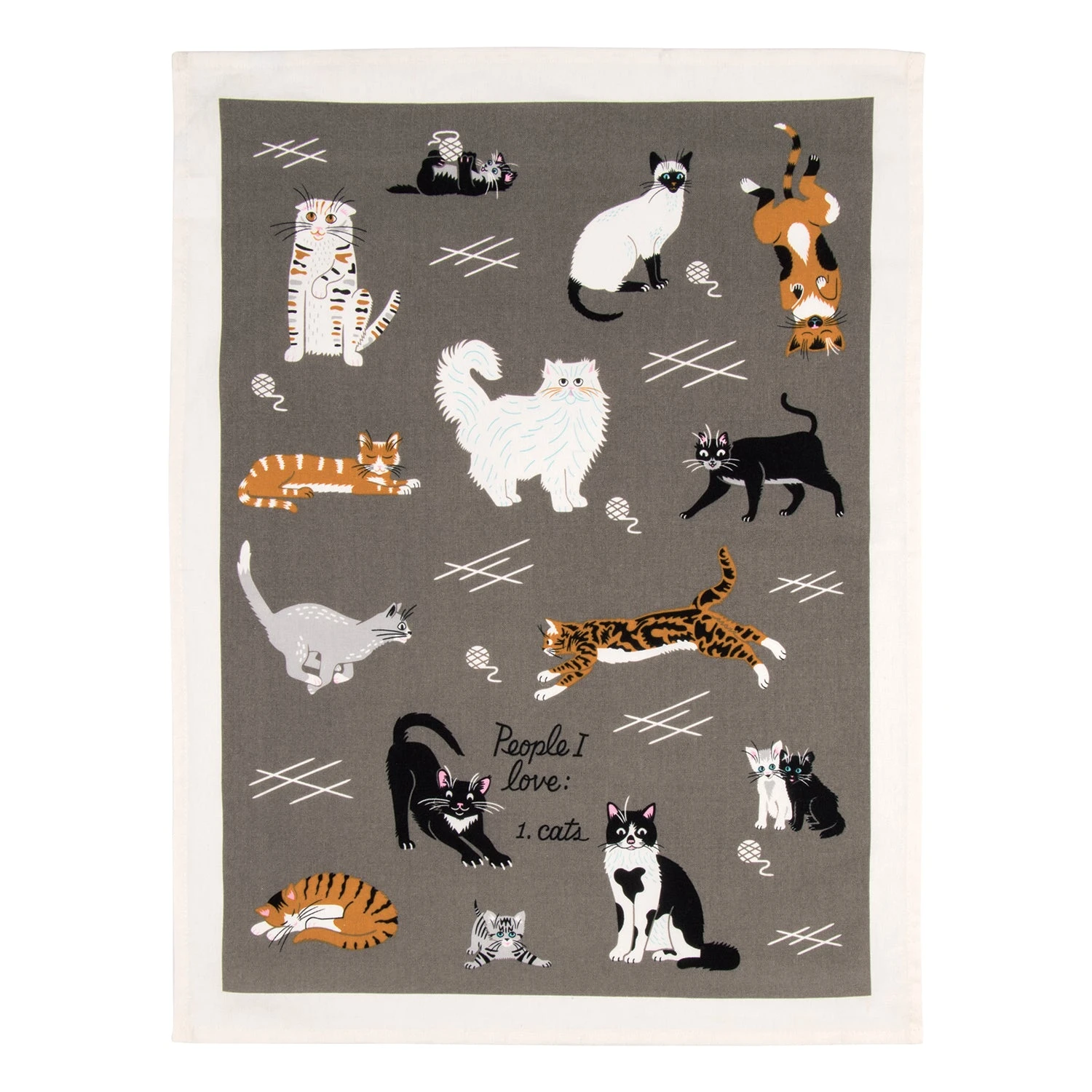 Dish Towel - People I Love: Cats 4 Dish Towel - People I Love: Cats - Image 2