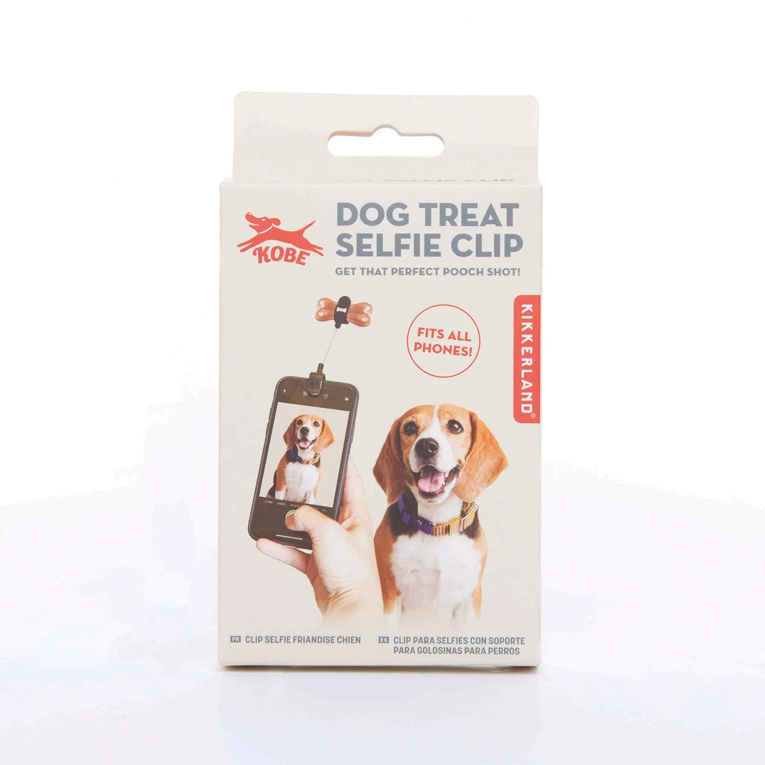 KIKKERLAND Kobe Dog Treat Selfie Clip 3 KIKKERLAND Kobe Dog Treat Selfie Clip