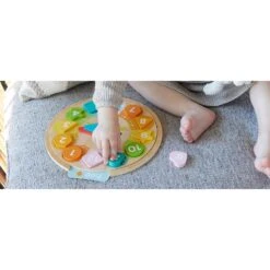 Petit Collage Multi-Language Learning Clock Puzzle 14 Petit Collage Multi-Language Learning Clock Puzzle -Toy Sale Store ptc678 2