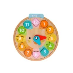 Petit Collage Multi-Language Learning Clock Puzzle 17 Petit Collage Multi-Language Learning Clock Puzzle -Toy Sale Store ptc678 5