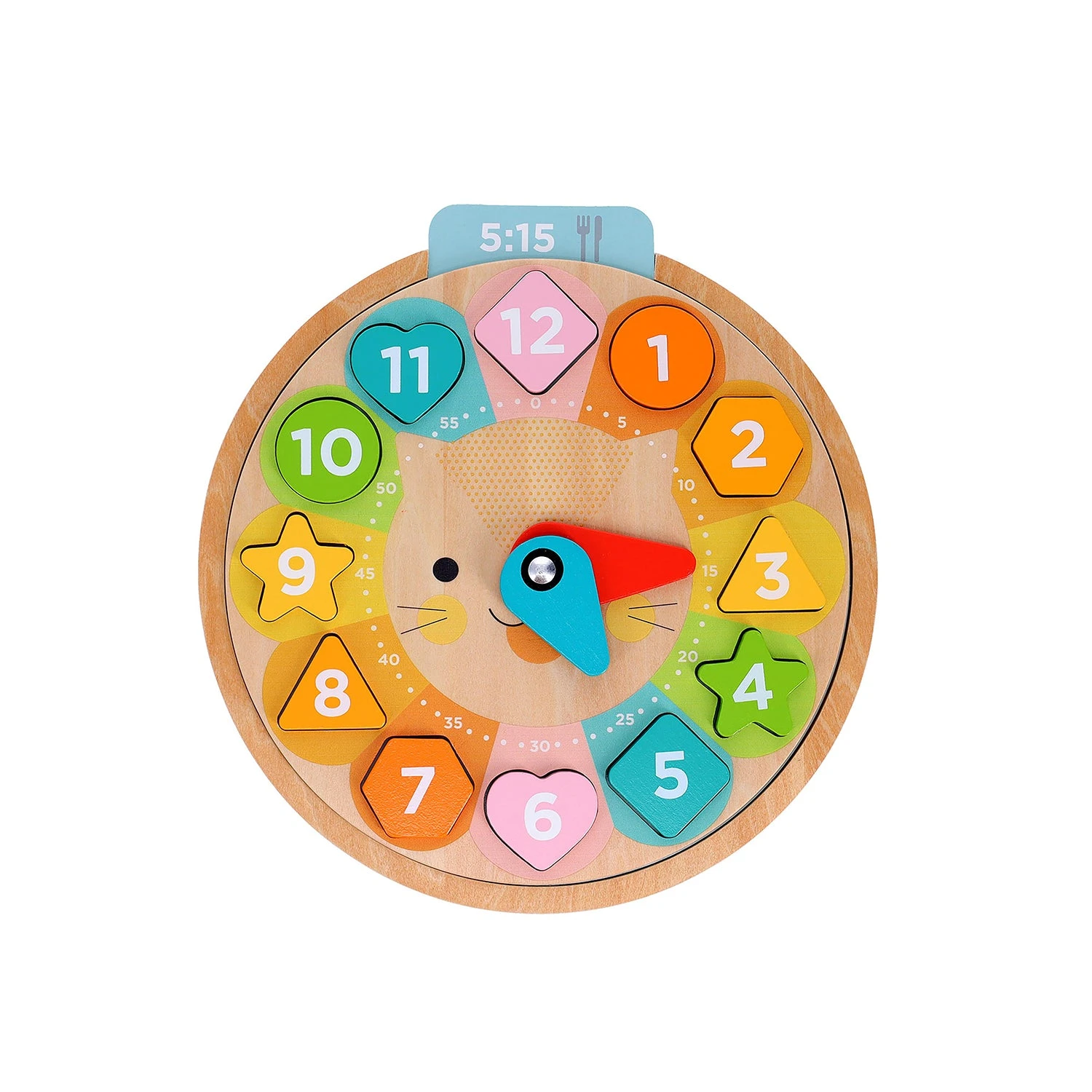 Petit Collage Multi-Language Learning Clock Puzzle 8 Petit Collage Multi-Language Learning Clock Puzzle - Image 6