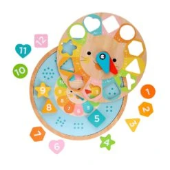 Petit Collage Multi-Language Learning Clock Puzzle 19 Petit Collage Multi-Language Learning Clock Puzzle -Toy Sale Store ptc678 7