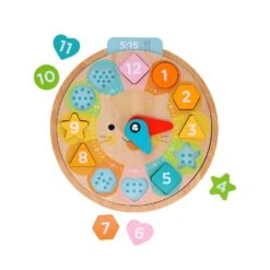 Petit Collage Multi-Language Learning Clock Puzzle 21 Petit Collage Multi-Language Learning Clock Puzzle -Toy Sale Store ptc678 9